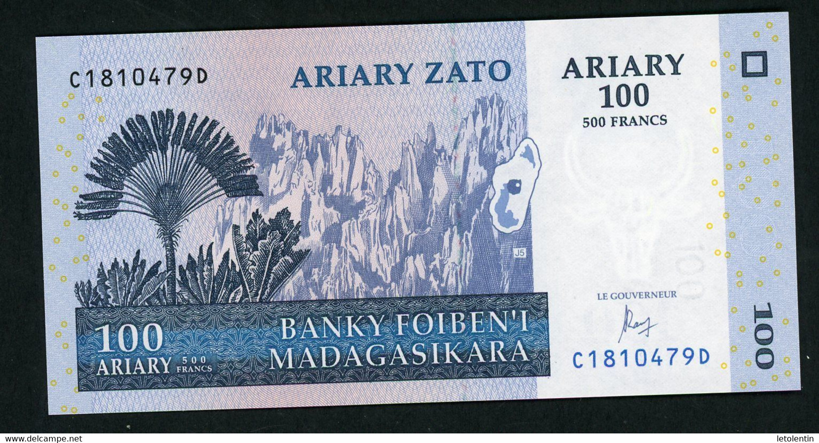 MADAGASCAR : 100 ARIARY  -  NEUF - Madagascar