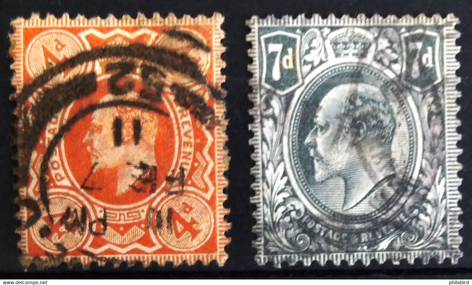 GRANDE-BRETAGNE                         N° 122/123                         OBLITERE - Usados