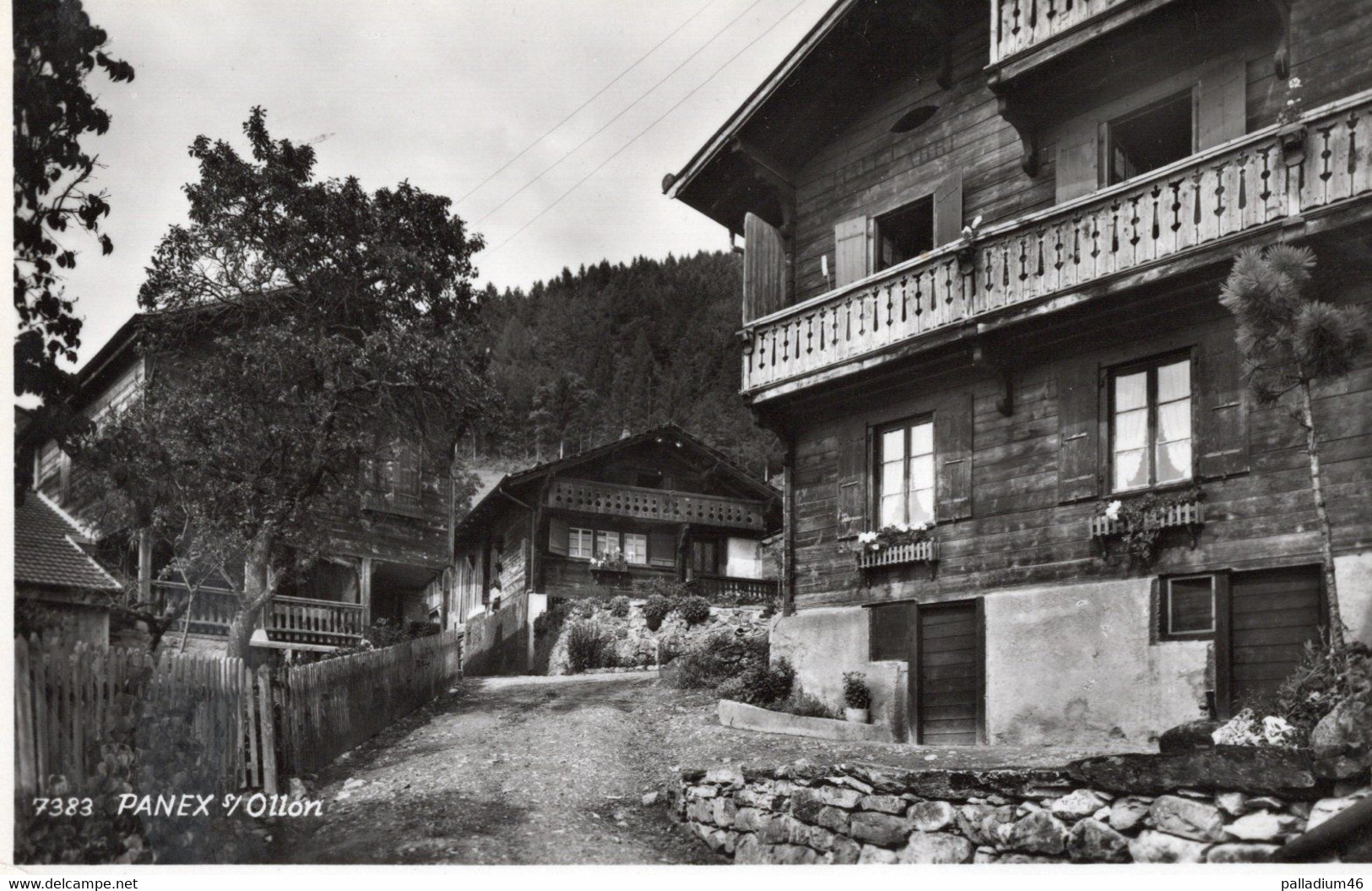 VAUD PANEX SUR OLLON  VUE GENERALE - Perrochet, Phot. ,Lausanne  No 7323  - Voyagé Le 10.08.1953 - Ollon