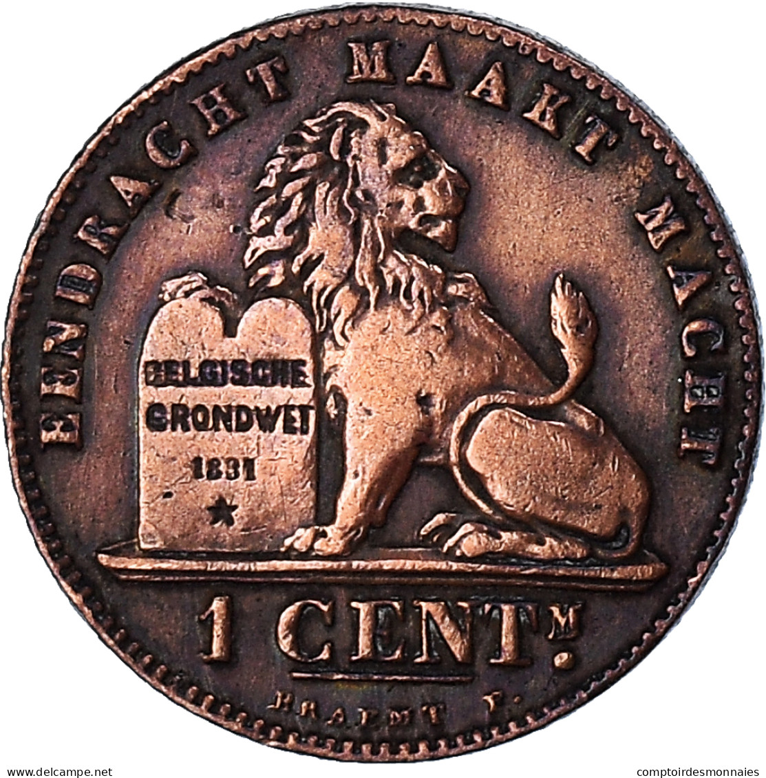 Monnaie, Belgique, Centime, 1907 - 1 Cent