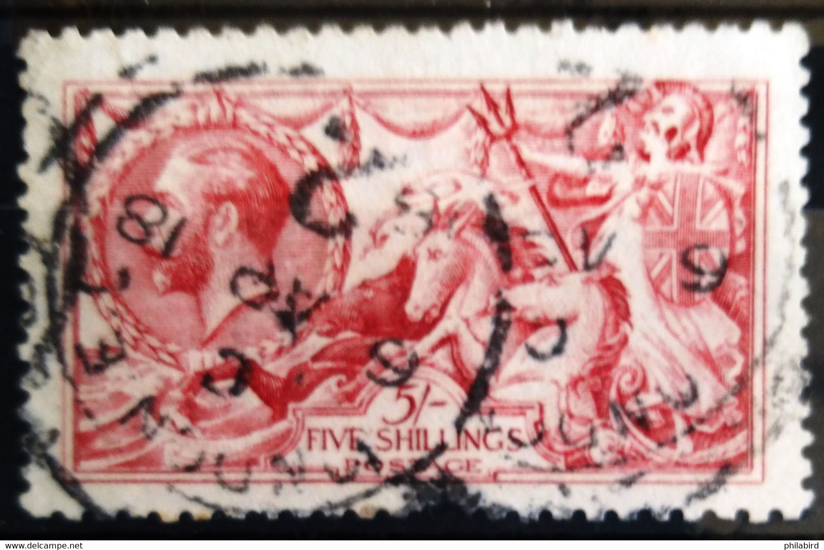 GRANDE-BRETAGNE                         N° 154    (manque Une Dent)                    OBLITERE - Used Stamps