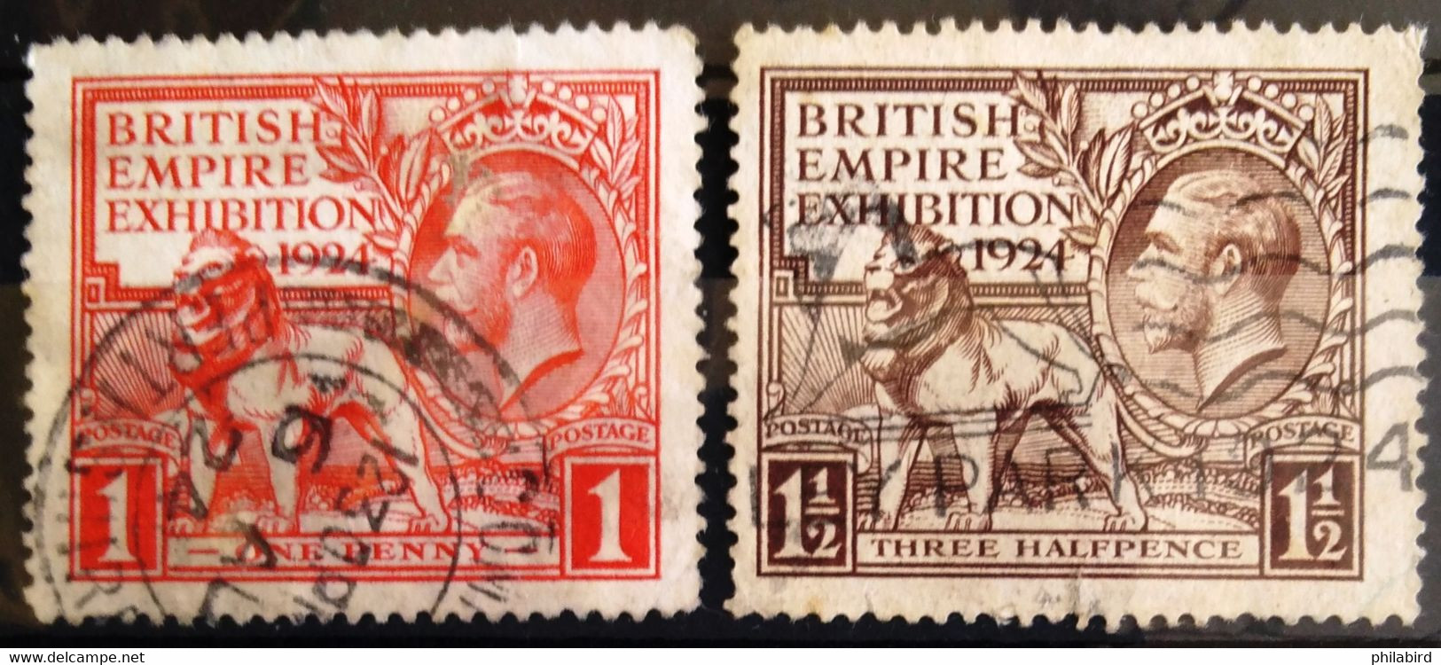 GRANDE-BRETAGNE                         N° 171/172                      OBLITERE - Used Stamps