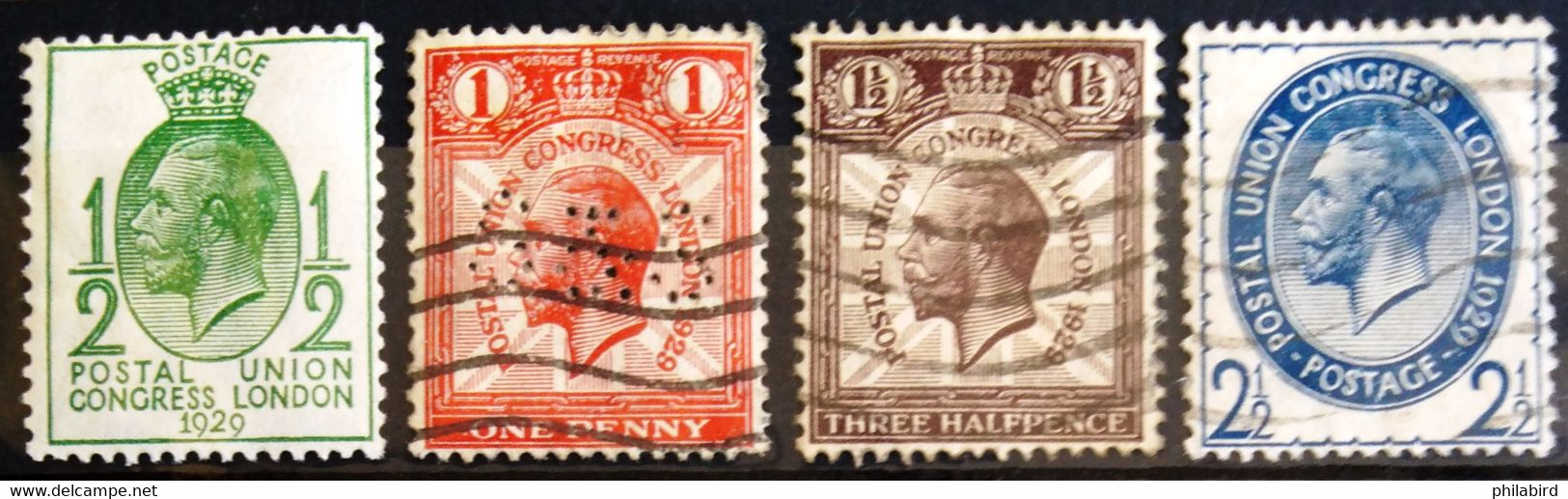 GRANDE-BRETAGNE                         N° 179/182                      OBLITERE - Used Stamps