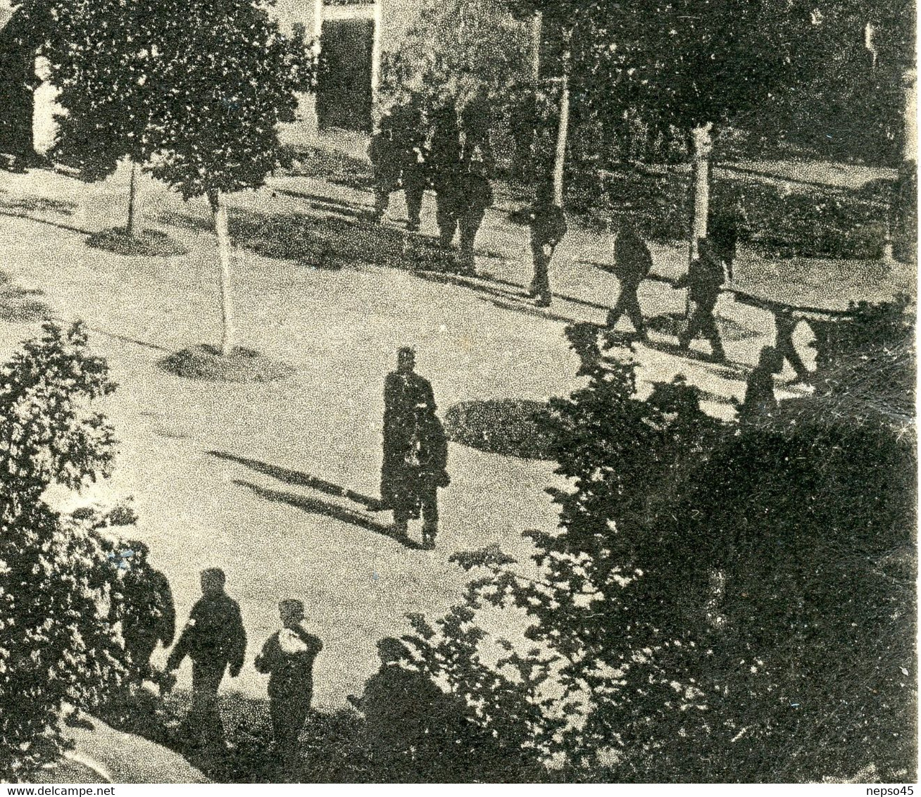 île De Ré St Martin,intérieur De La Citadelle.la Promenade Des Forçats.carte Animée. - Prigione E Prigionieri