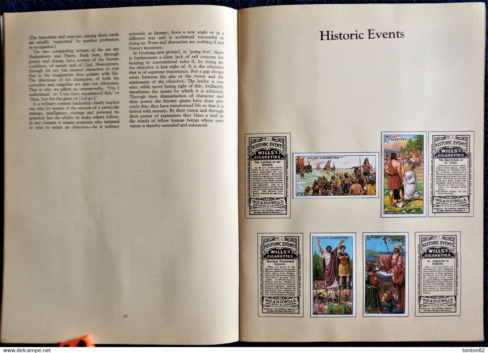 An Album Of CIGARETTES CARDS - History & General Knowledge - Album D'Images - ( 1981 ) . - Bilderbücher