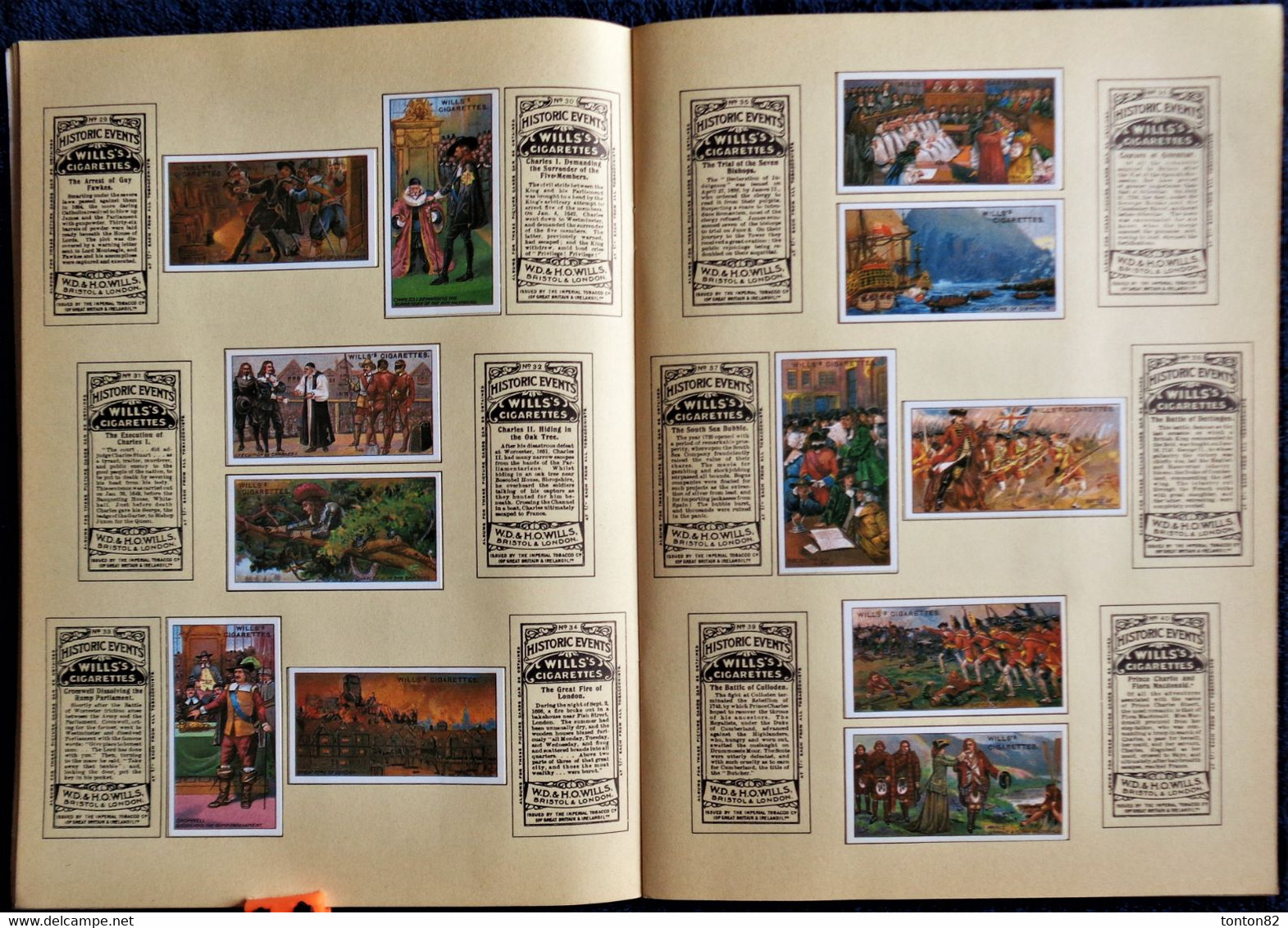 An Album Of CIGARETTES CARDS - History & General Knowledge - Album D'Images - ( 1981 ) . - Livres Illustrés