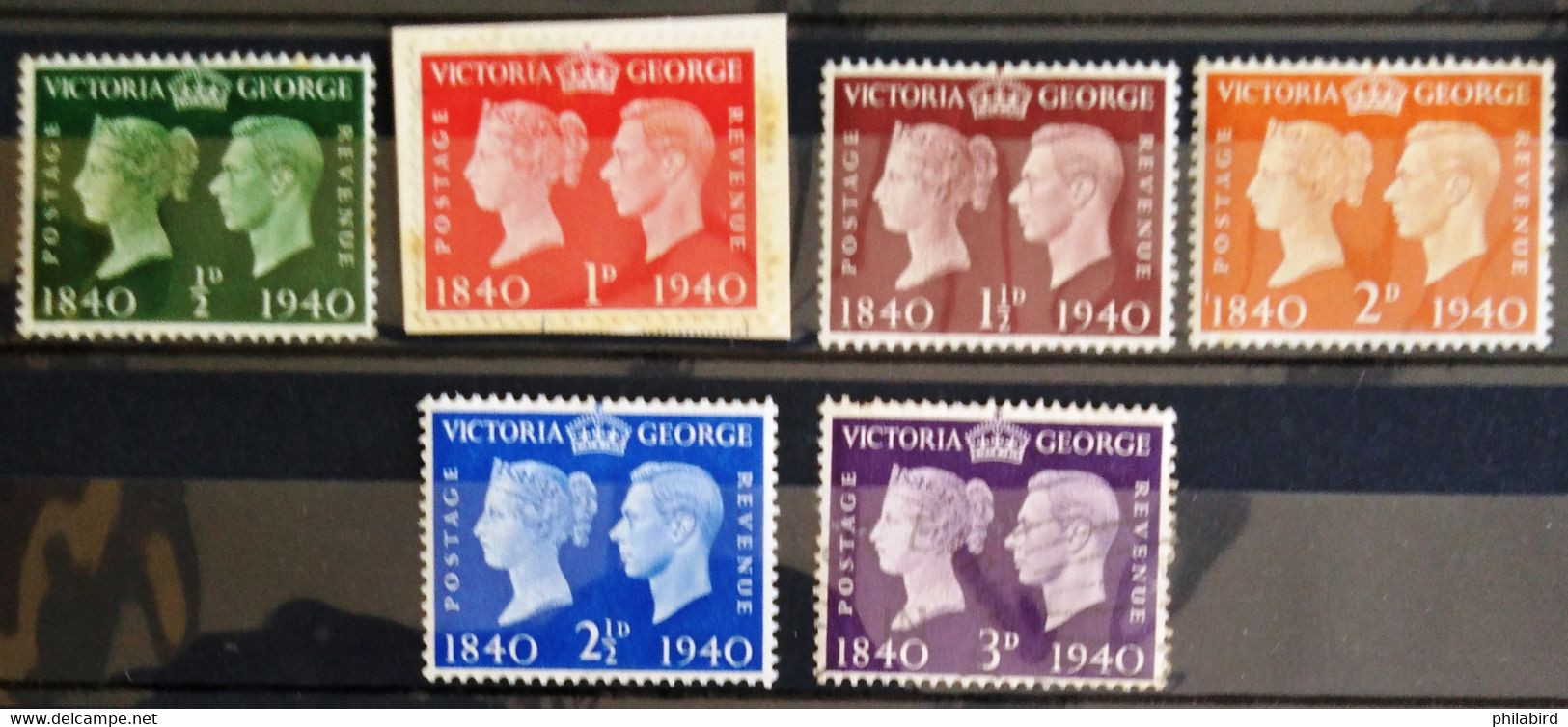 GRANDE-BRETAGNE                         N° 227/232                       NEUF SANS GOMME Et OBLITERE - Unused Stamps