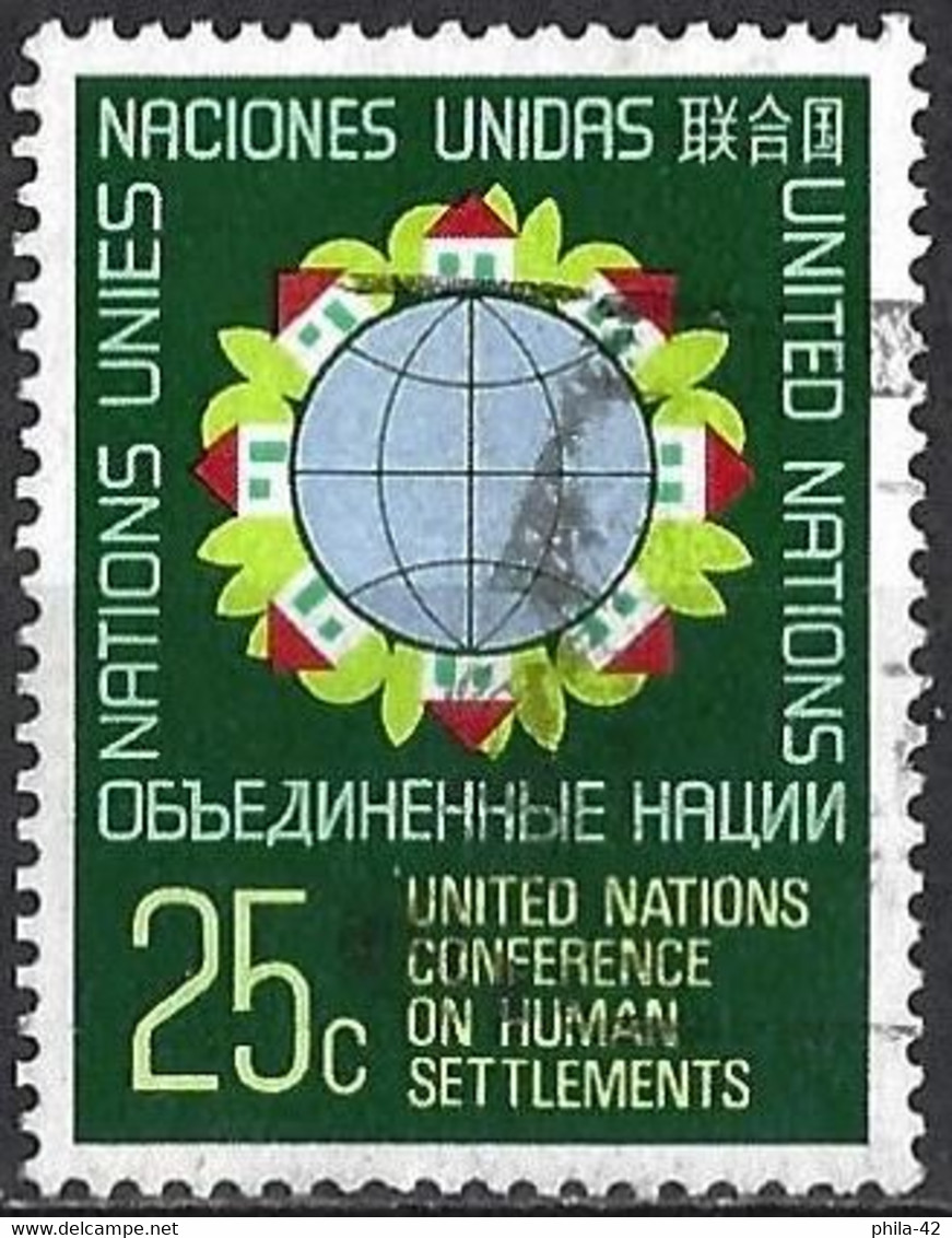 United Nations (New York) 1951 - Mi 298 - YT 268 ( Conference Of Human Settlements ) - Used Stamps