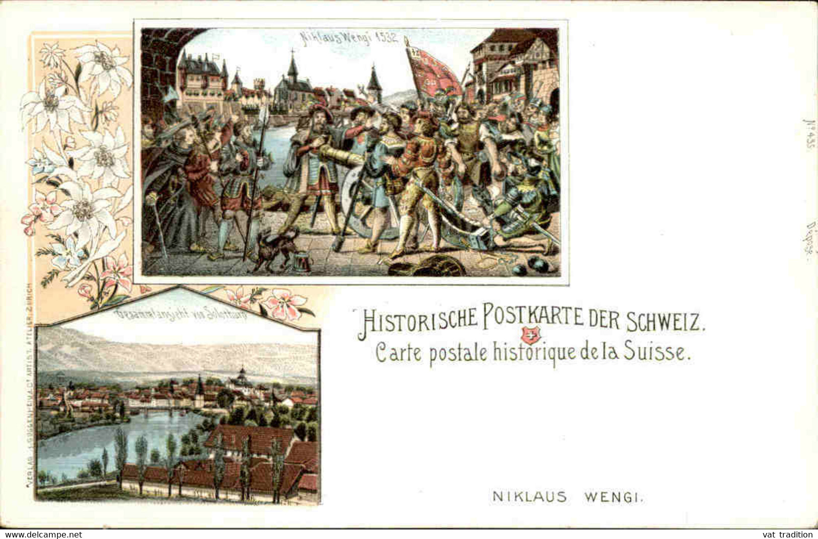 SUISSE - Carte Postale Historique De La Suisse - Niklaus Wengi  - L 120979 - Engi