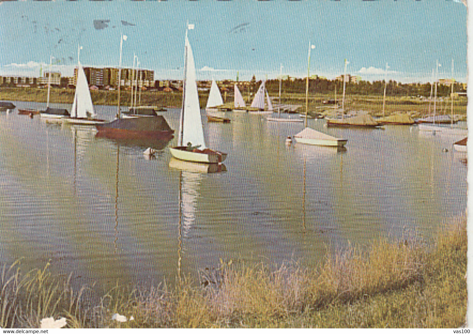 CPA SALZGITTER LEBENSTEDT- LAKE, BOATS - Salzgitter