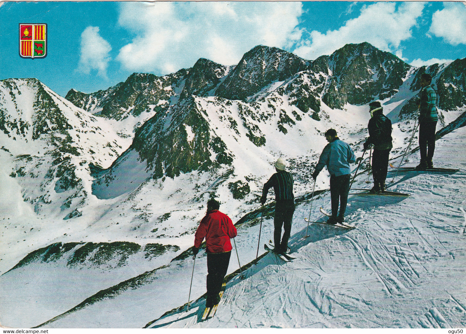 Valls D'Andorra (Andorre) - Pas De La Casa - Skieurs - Andorra