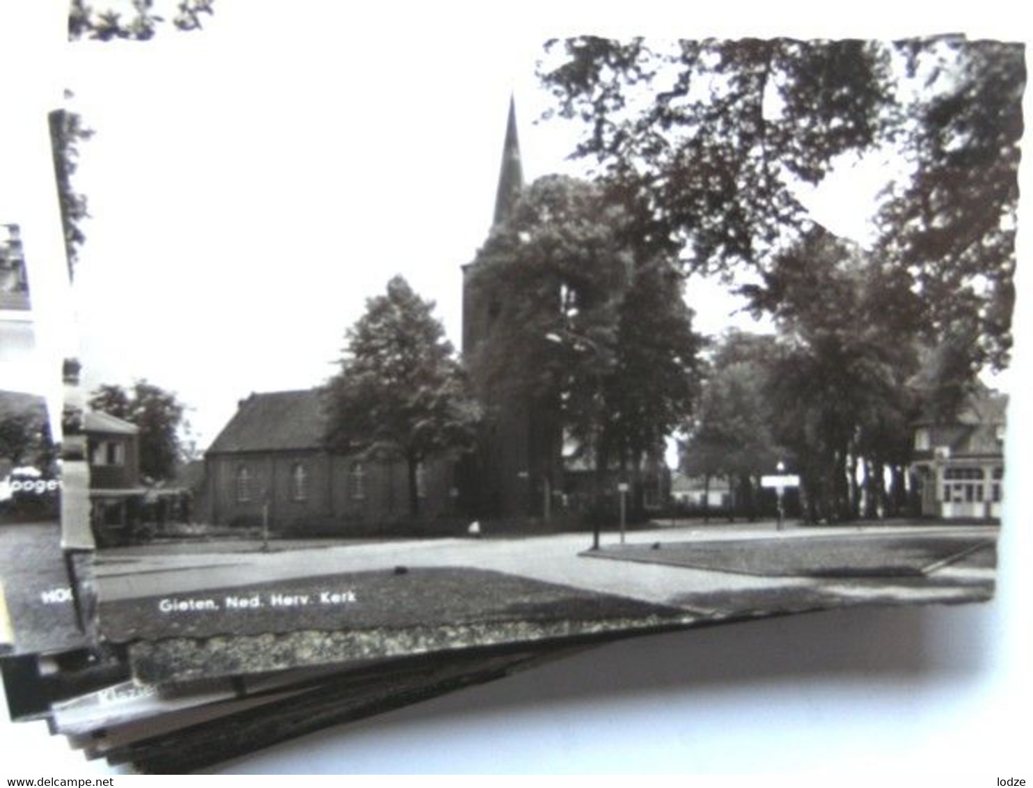 Nederland Holland Pays Bas Gieten Met Nederlands Hervormde Kerk En Omgeving - Gieten