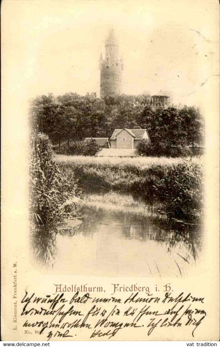 ALLEMAGNE - Carte Postale De Friedberg - Adolfsthurm - L 120989 - Friedberg