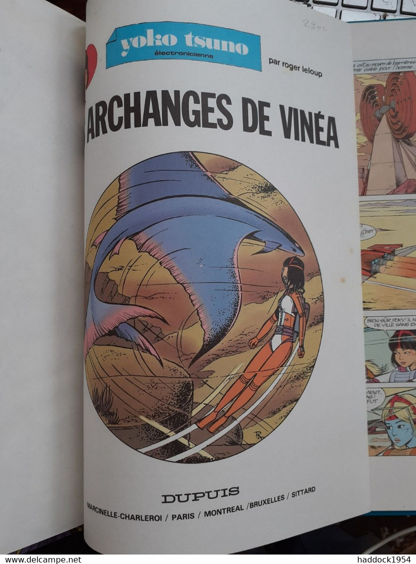 Les Archanges De VINEA YOKO TSUNO Tome 13 ROGER LELOUP Dupuis 1983 - Yoko Tsuno