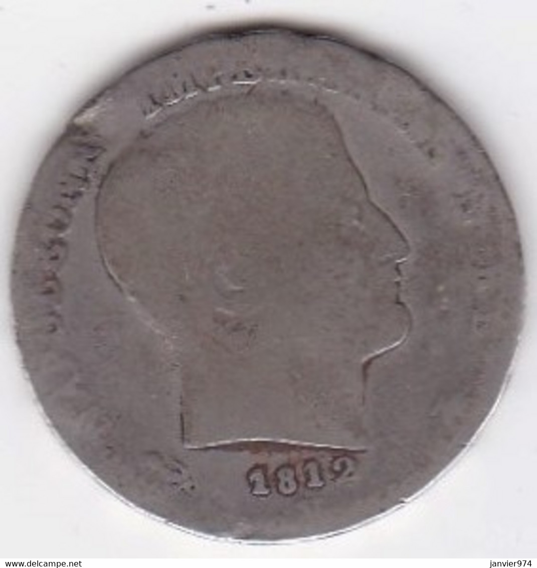 1 Lira 1812 V Venise , Napoléon I , En Argent, C#8.3 - Napoleoniche