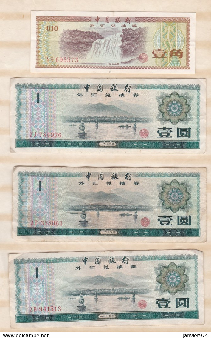 26 Billets Chinoises , Billets ayant circulés, 9 scans