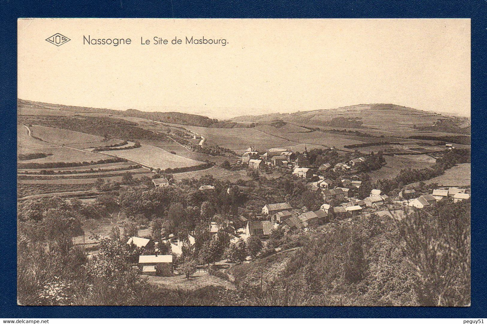 Masbourg (Nassogne). Panorama Avec L'église Saint-Ambroise - Nassogne