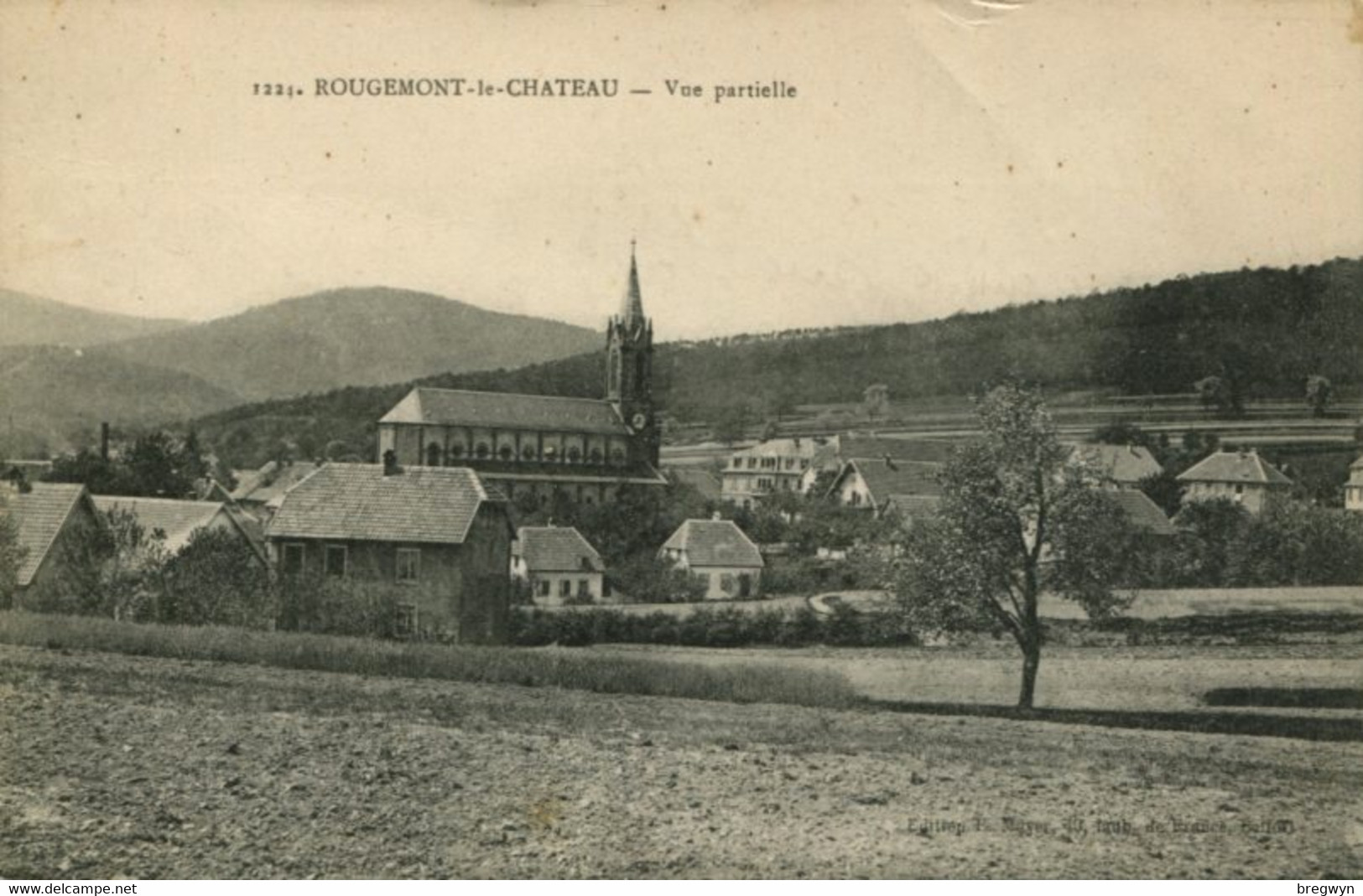 90 - CPA Rougemont Le Chateau - Vue Partielle - Rougemont-le-Château