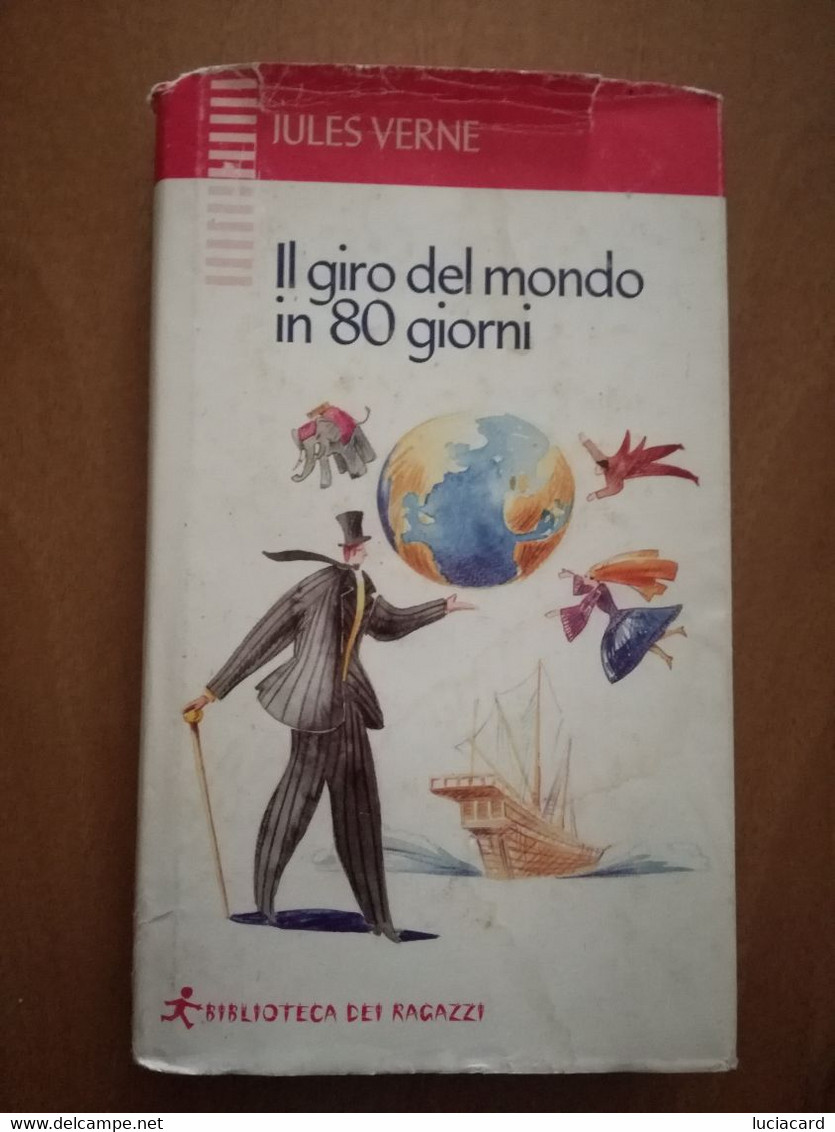 IL GIRO DEL MONDO IN 80 GIORNI -JULES VERNE - Bambini E Ragazzi