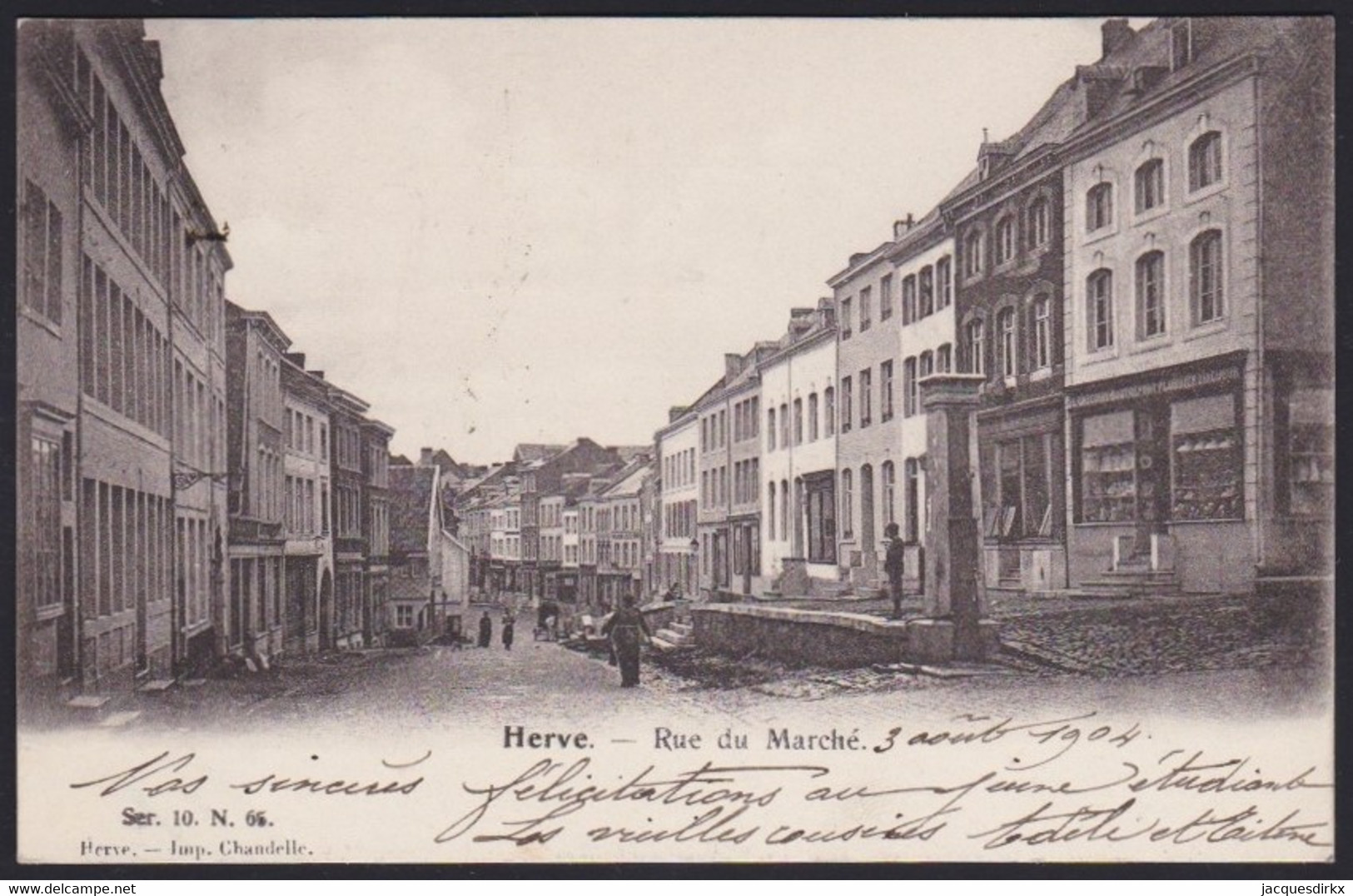 Herve     .    Carte Postale    .     2 Scans - Herve