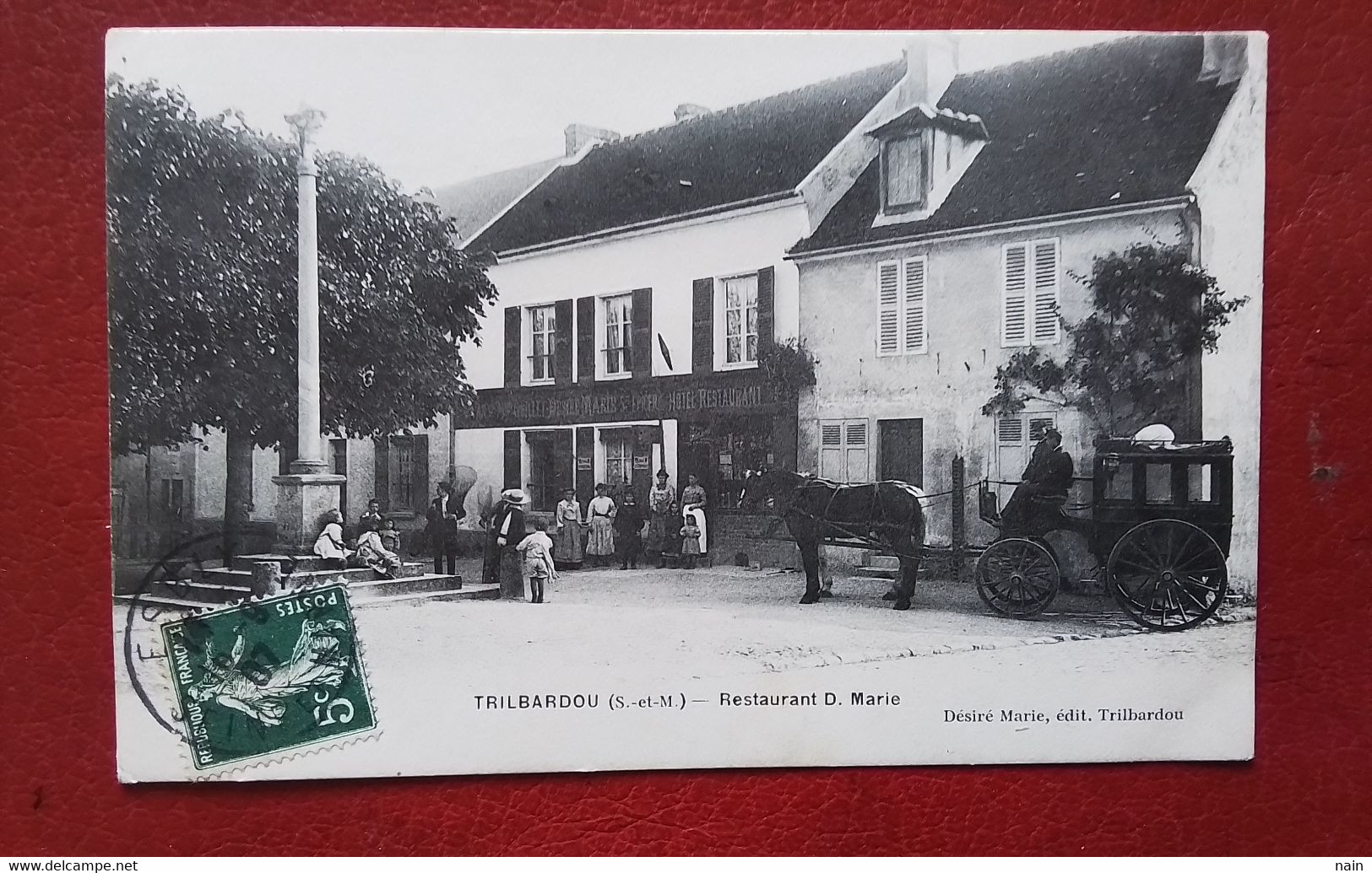 77 - TRILBARDOU - ’’ RESTAURANT D. MARIE ’’ - BEAU ATTELAGE .... - Other & Unclassified