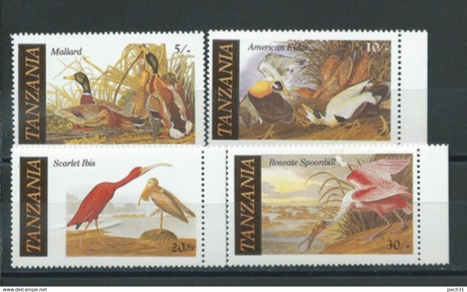 Tanzanie Lot Timbres   Oiseaux - Tanzania (1964-...)