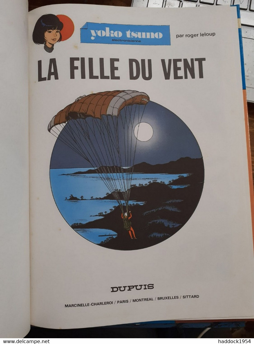 La Fille Du Vent YOKO TSUNO Tome 09 ROGER LELOUP Dupuis 1979 - Yoko Tsuno