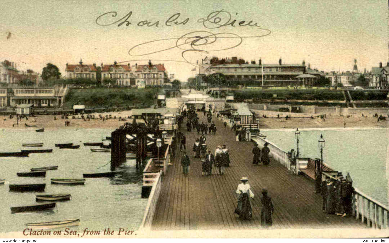 ROYAUME UNI - Carte Postale - Clacton On Sea - From The Pier - L 121025 - Clacton On Sea