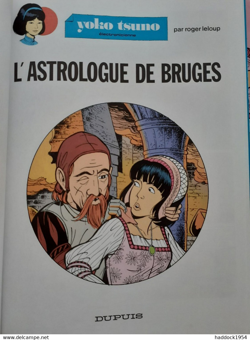 L'astrologue De BRUGES YOKO TSUNO Tome 20 ROGER LELOUP Dupuis 1994 - Yoko Tsuno