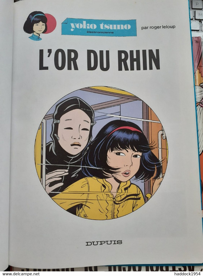 L'or Du Rhin YOKO TSUNO Tome 19 ROGER LELOUP Dupuis 1993 - Yoko Tsuno