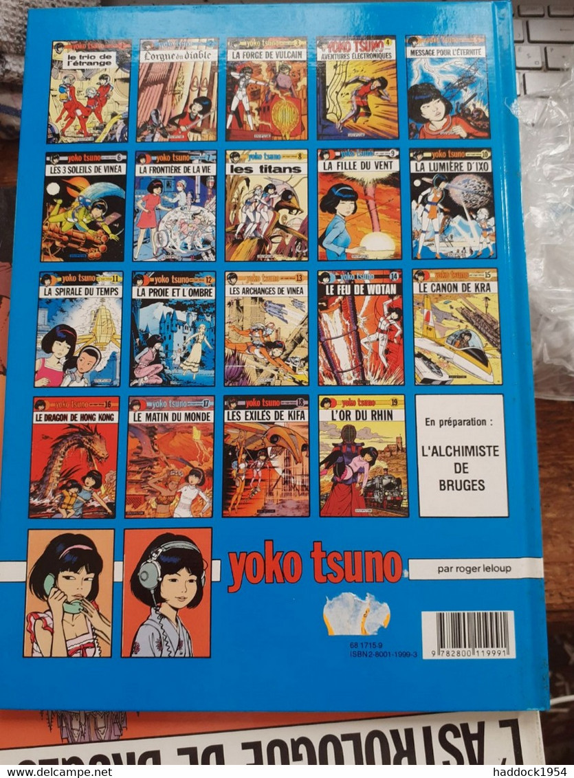 L'or Du Rhin YOKO TSUNO Tome 19 ROGER LELOUP Dupuis 1993 - Yoko Tsuno