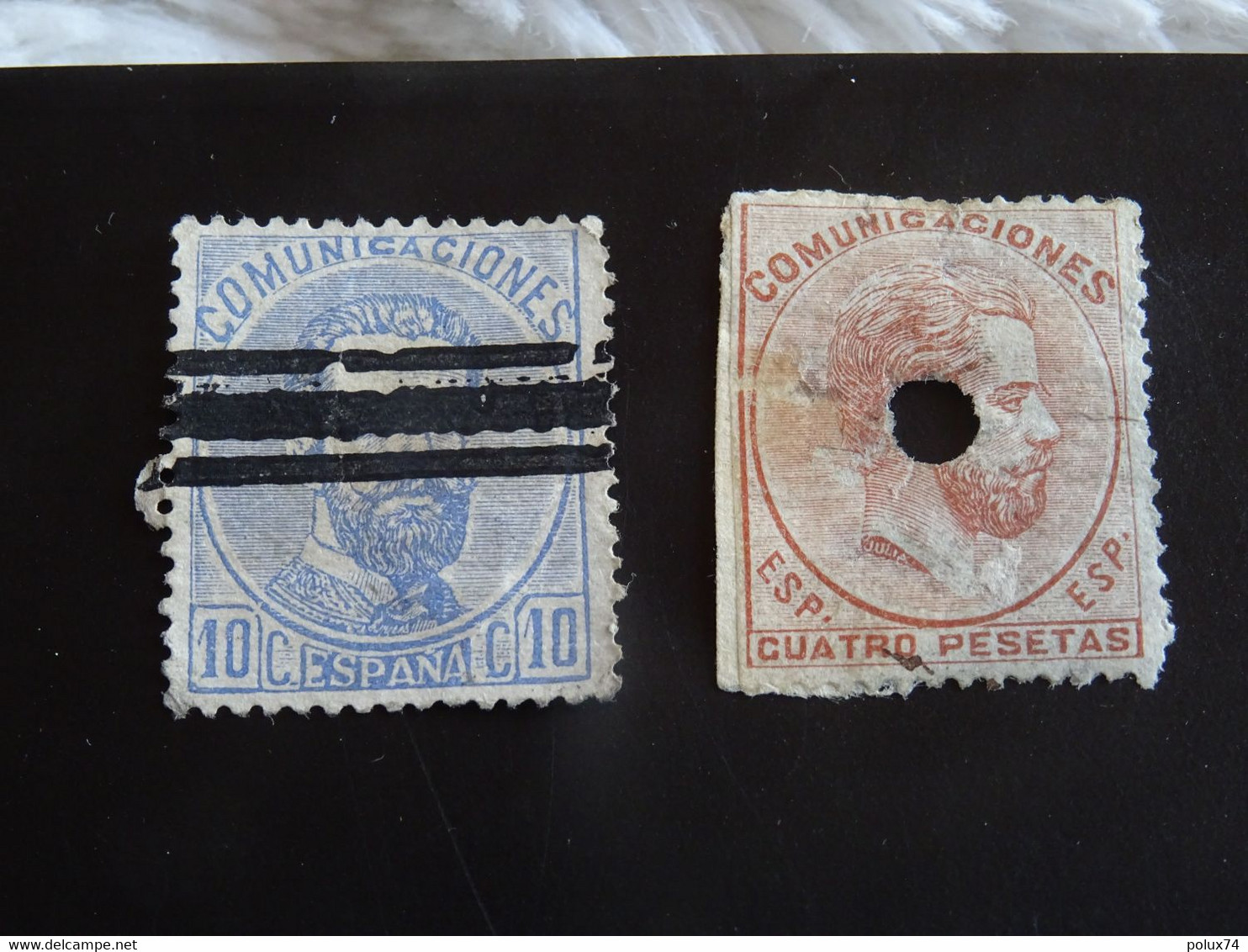 ESPAGNE   Classique  1872  Perforé + - Used Stamps