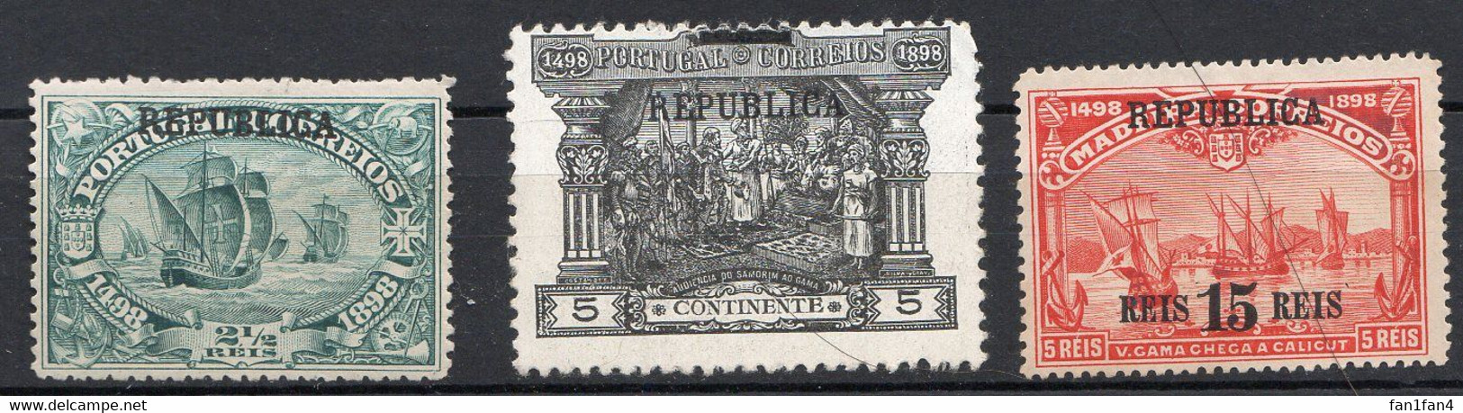 PORTUGAL (République) - 1911 - N° 182 à 186 - (Lot De 4 Valeurs Différentes) - (Vasco De Gama) - Unused Stamps