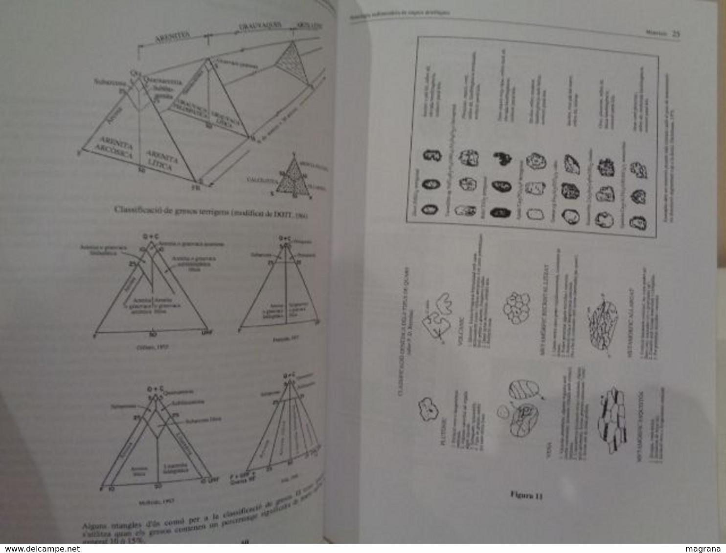 Petrologia sedimentària de les roques detrítiques. Manual de pràctiques de laboratori. David Gómez-Gras. 1999.