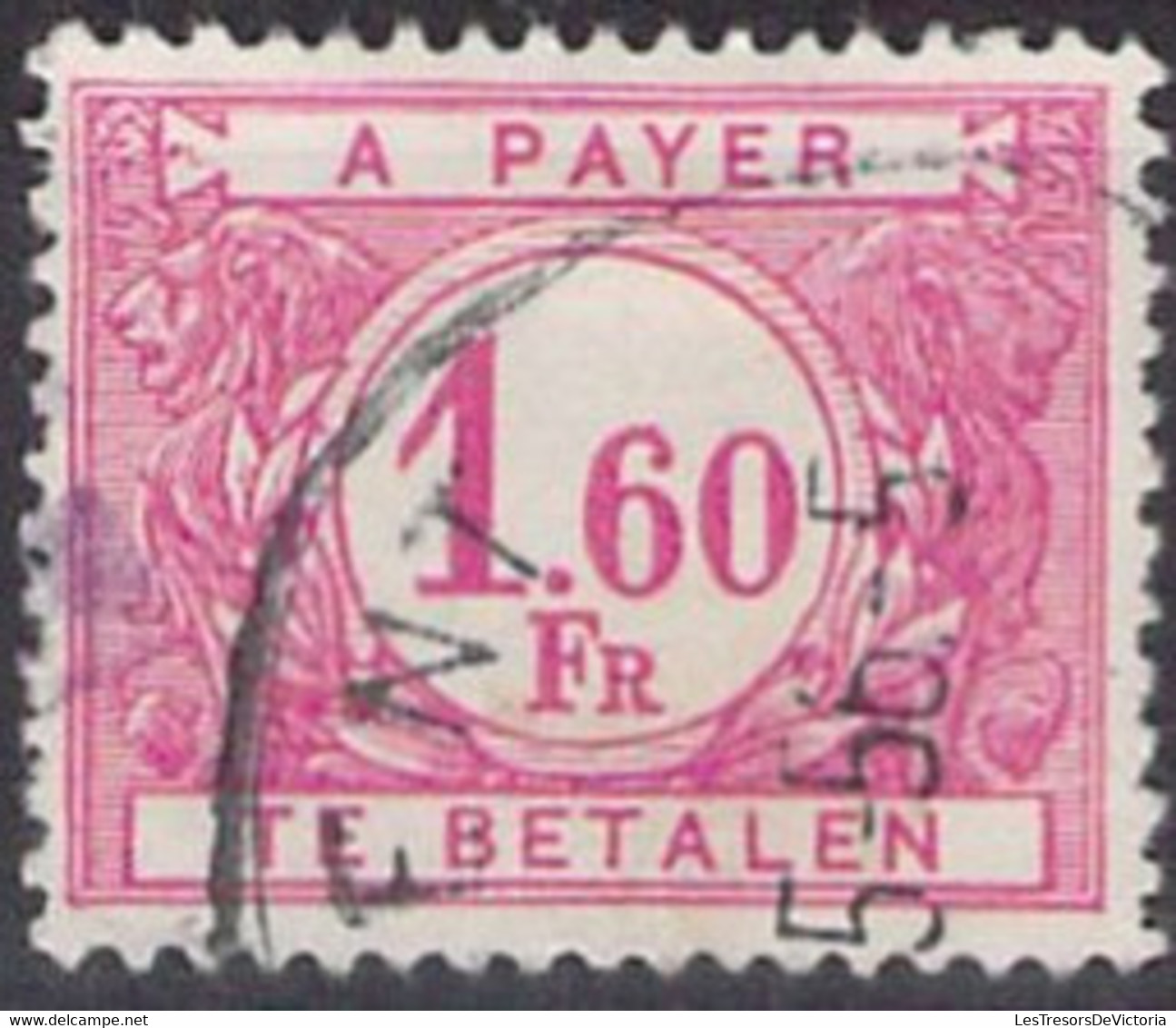 COB TX57 Oblit  - 1945-53 - Cote 6 COB 2022 - Briefmarken