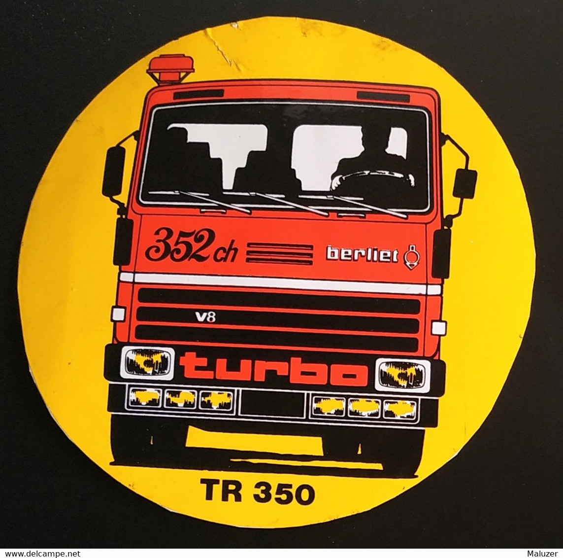 AUTOCOLLANT STICKER X 4 - BERLIET - CAMION CAMIONS TRUCK TRUCKS - Aufkleber