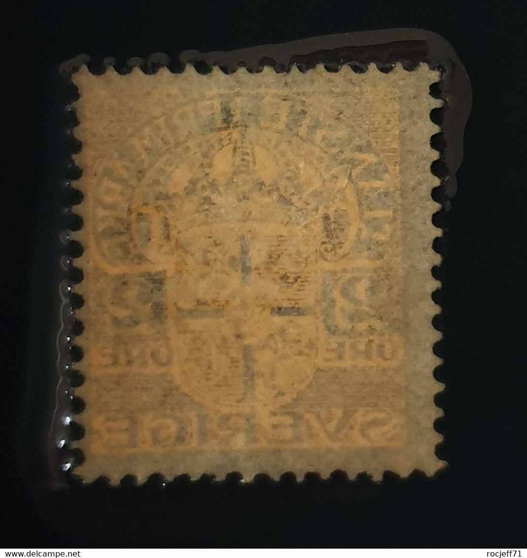 05 - 22 / Sverige - Suede - RARE - 100 Exemplaires - PA N° 2A * - Filigrane Krone - Cote : 2200 Euros - Used Stamps