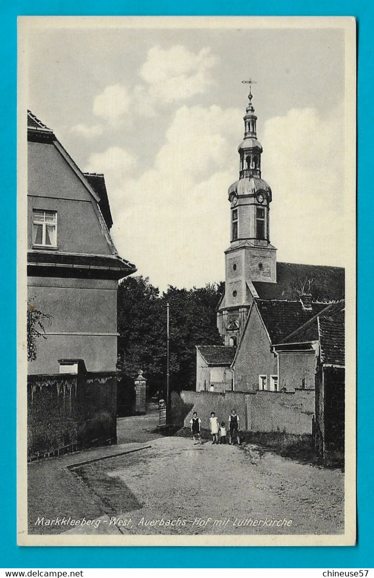 Markkleeberg West  Auerbachs-Hof Mit Lutherkirche - Markkleeberg