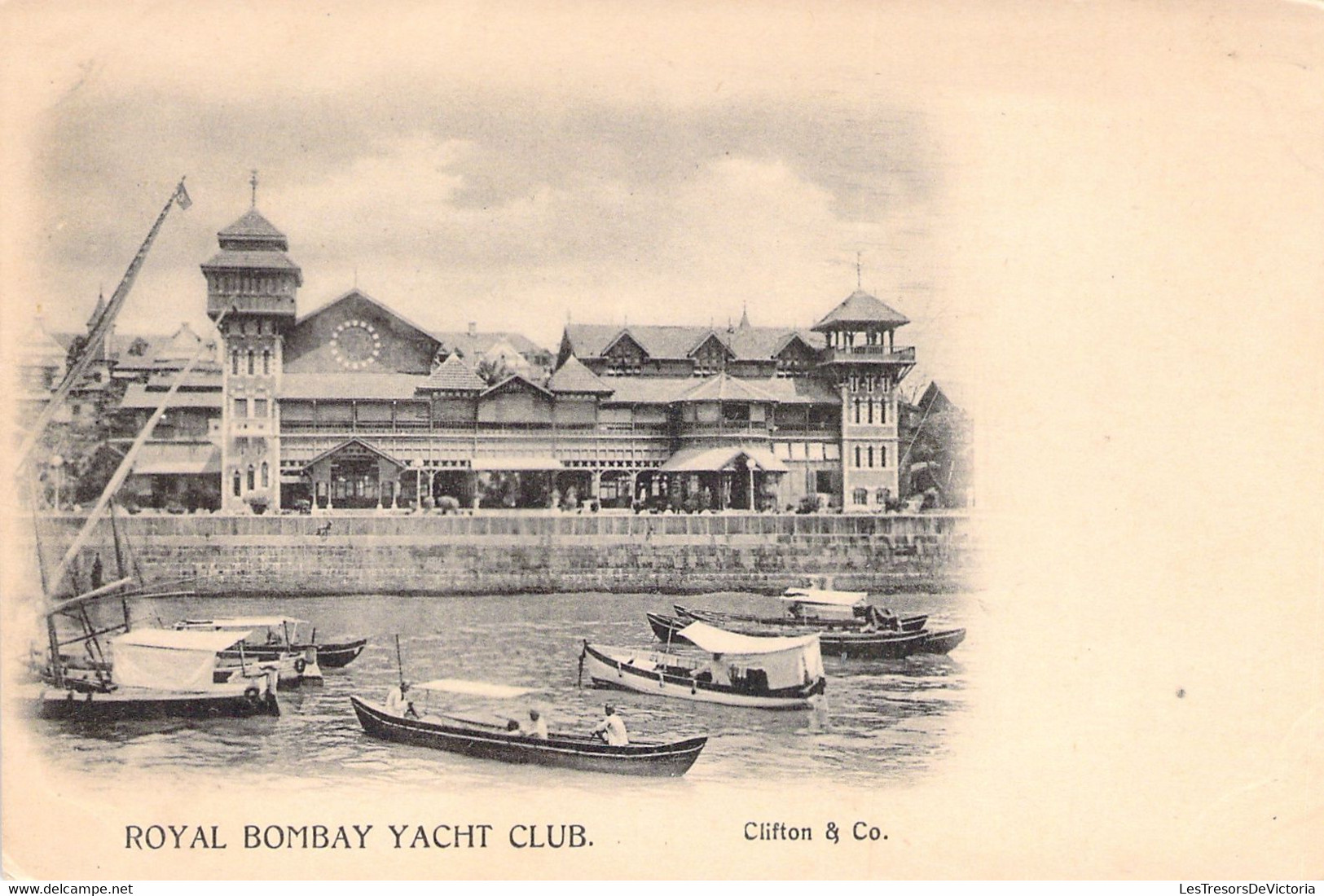 CPA Royal Bombay Yacht Club - Clifton & Co - Barques - Carte Précurseur - Inde