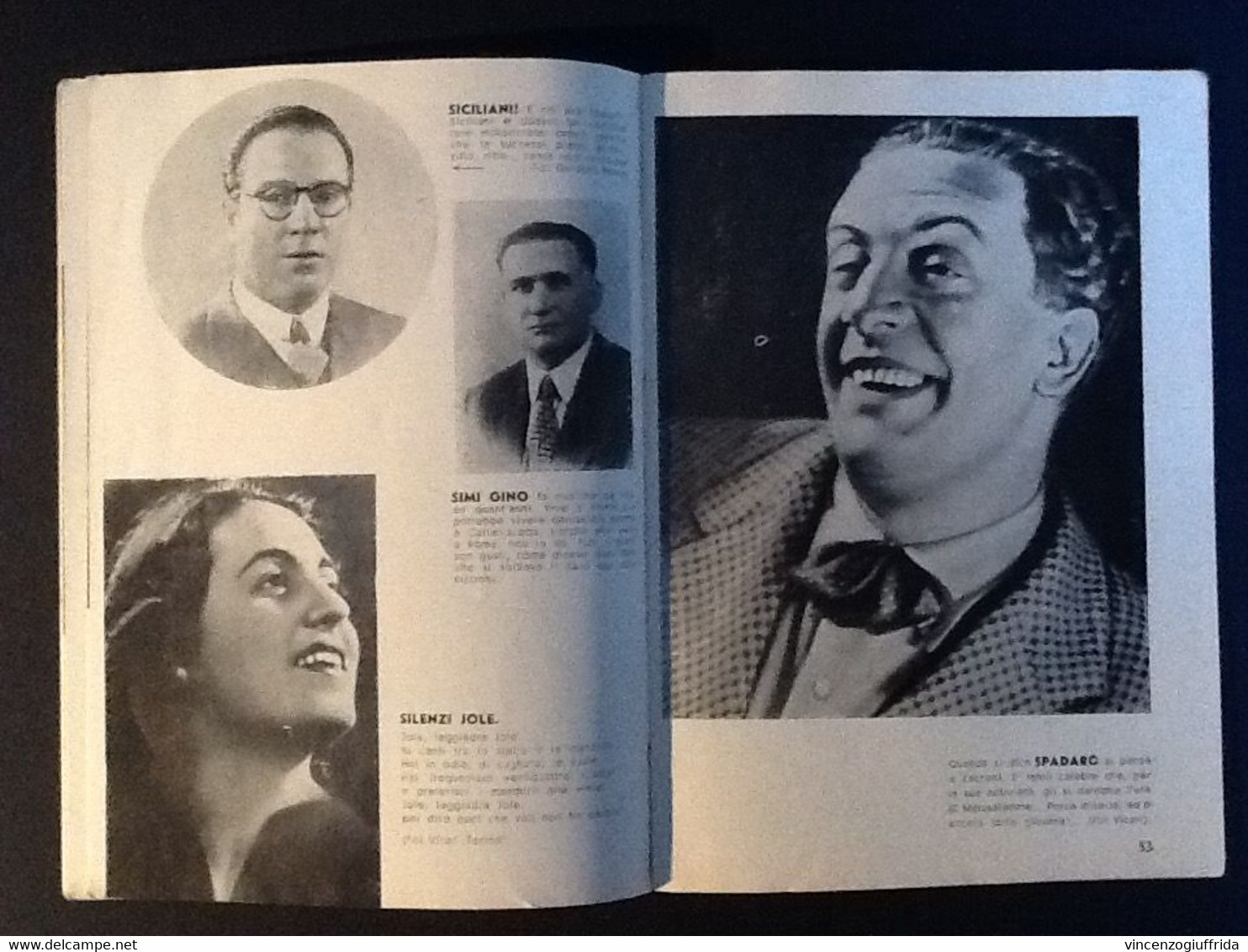 Boccasile Copertine LOTTO DE “Il CANZONIERE DELLA RADIO” ANNI( 1941-1943) n.6 riviste