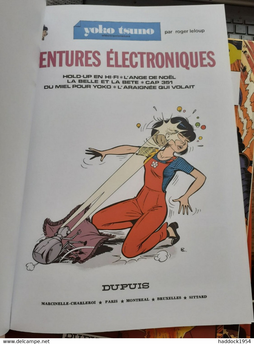 Aventures électroniques YOKO TSUNO Tome 4 ROGER LELOUP Dupuis 2012 - Yoko Tsuno