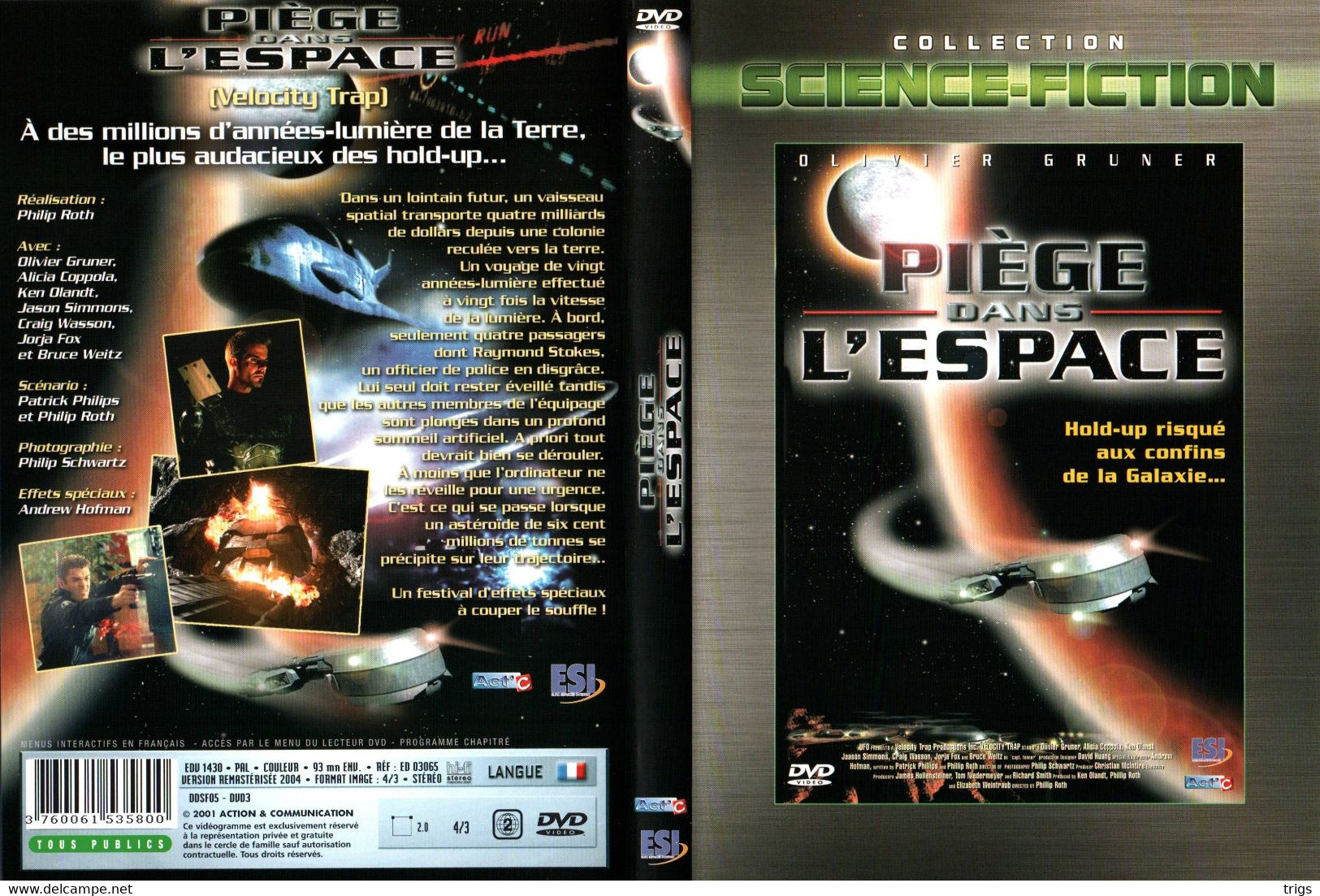 DVD - Piège Dans L'Espace - Sciences-Fictions Et Fantaisie