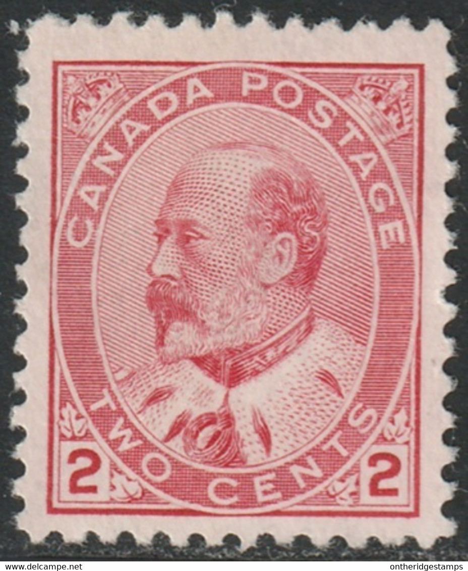 Canada 1903 Sc 90i Mi 78 Yt 79 SG 177 MNG(*) Rose Carmine - Ongebruikt