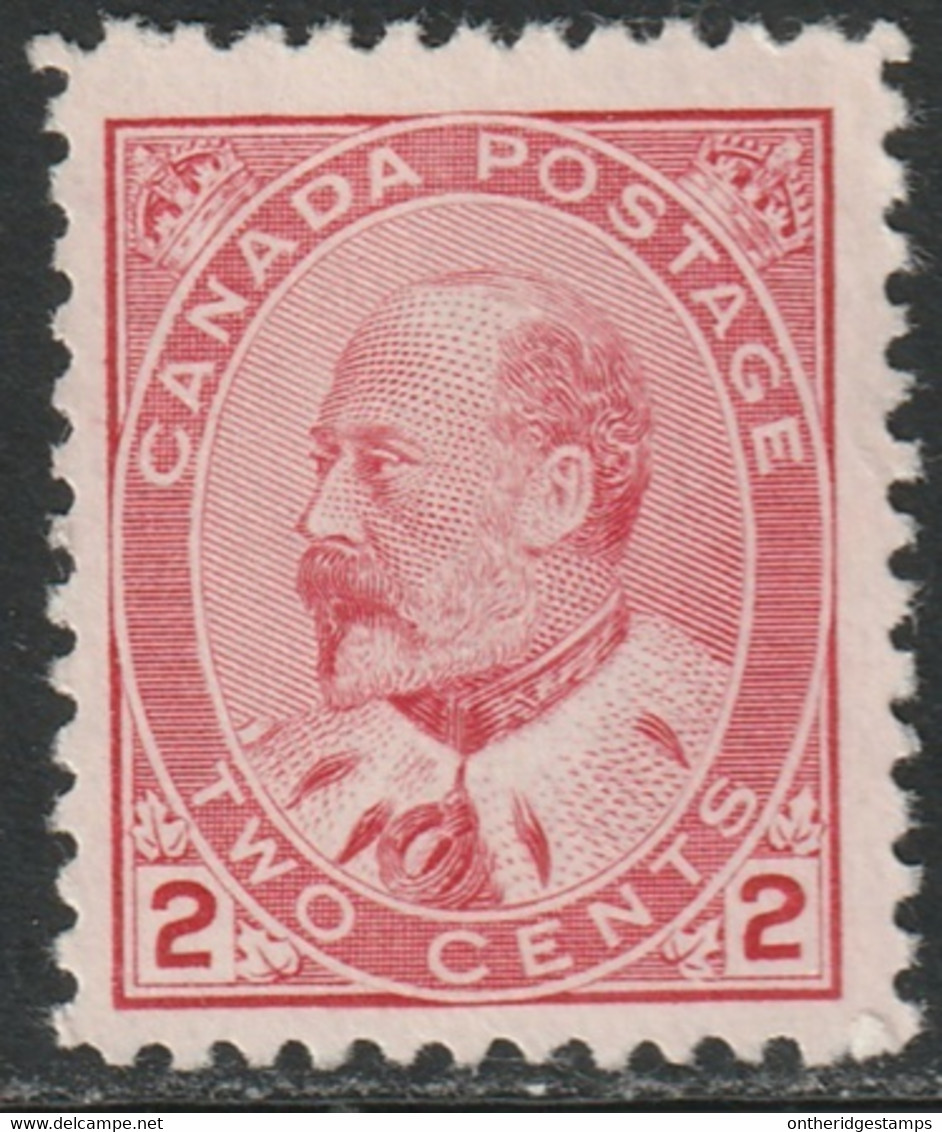 Canada 1903 Sc 90i Mi 78 Yt 79 SG 177 MNG(*) Rose Carmine - Unused Stamps
