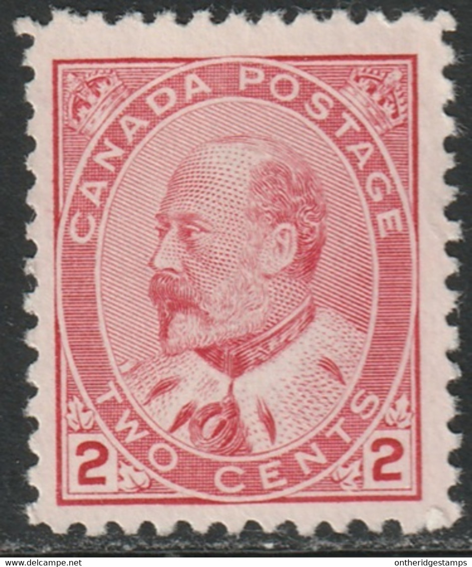 Canada 1903 Sc 90i Mi 78 Yt 79 SG 177 MNG(*) Rose Carmine - Nuevos