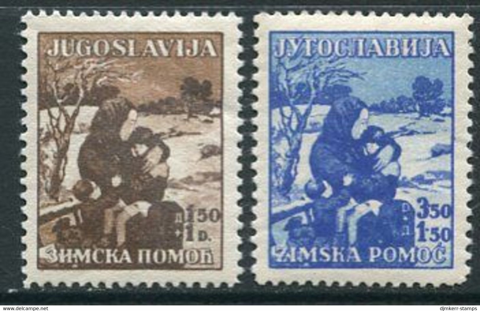 YUGOSLAVIA 1935 Winter Relief :LHM / *  Michel 320-01 - Nuovi