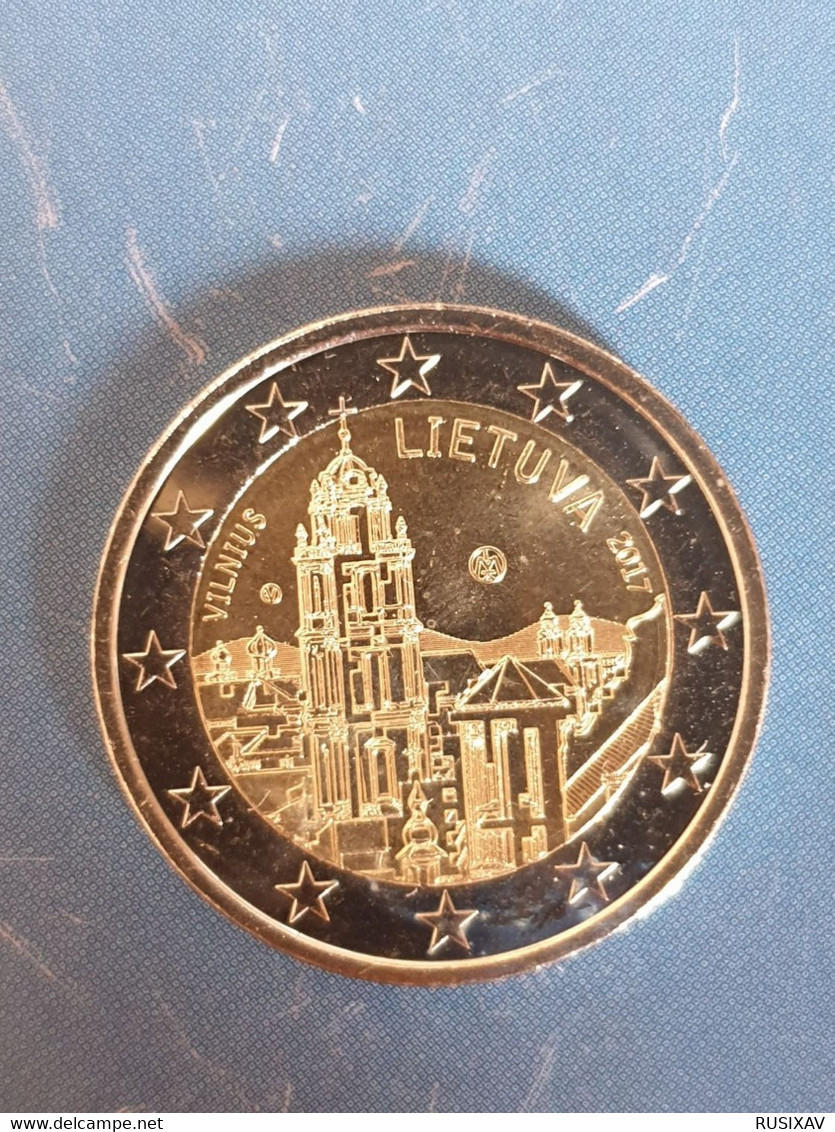 2017 Lituanie 2 Euros Commémorative Vilnius Capitale De La Culture Et De L Art - Lituanie