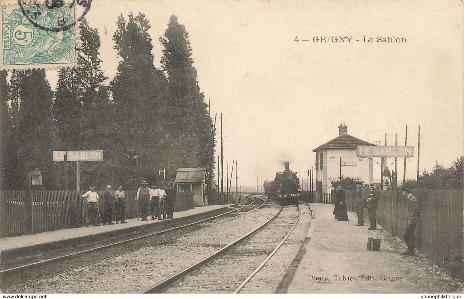 69 - RHÔNE - GRIGNY - Le Sablon - Gare, Arrivée Du Train - Superbe - 10232 - Grigny