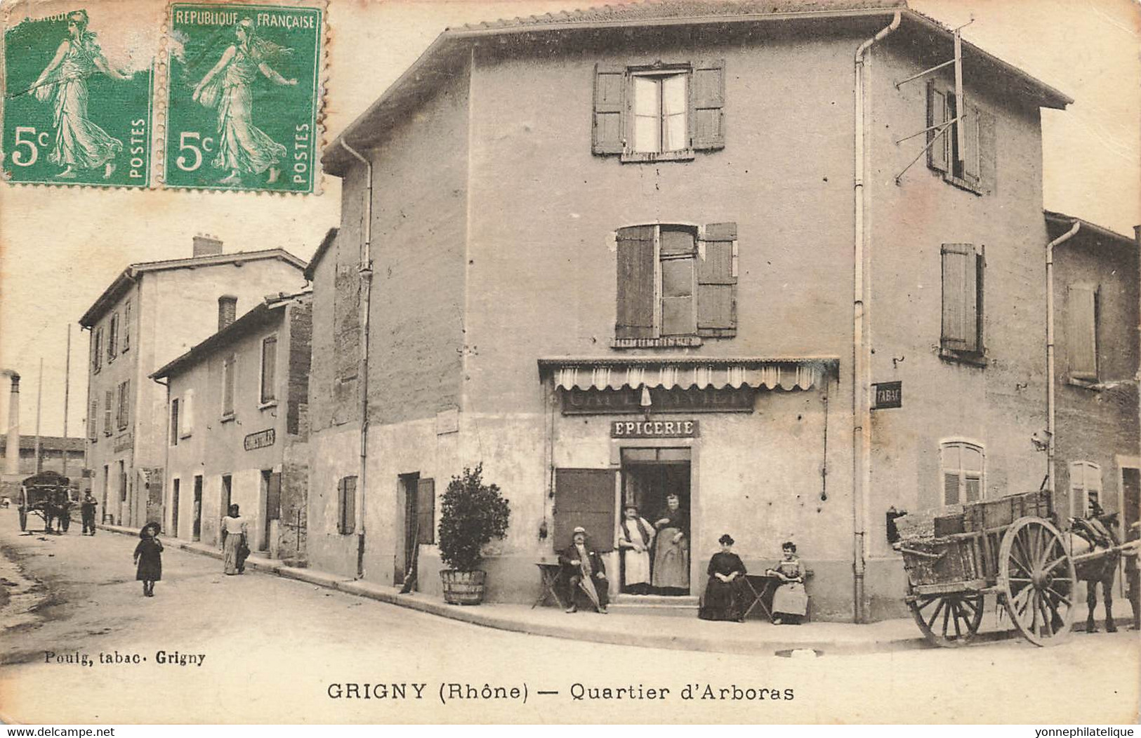 69 - RHÔNE - GRIGNY - Quartier D'Arboras - épicerie - état Voir Scans Recto Et Verso - 10234 - Grigny