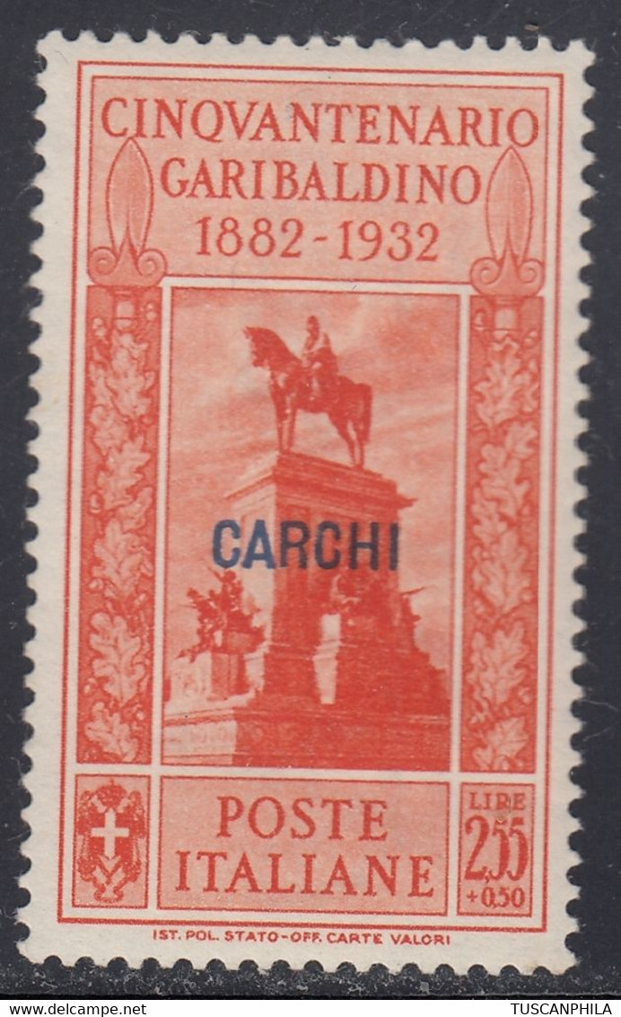 1932 1 Valore Sass. 25 MNH** Cv 140 - Egée (Carchi)